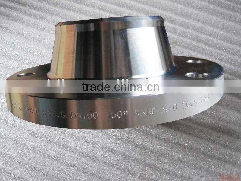 ASME / ANSI Belt Neck Butt Welding SO Flange Slip On RF Flange For Valve