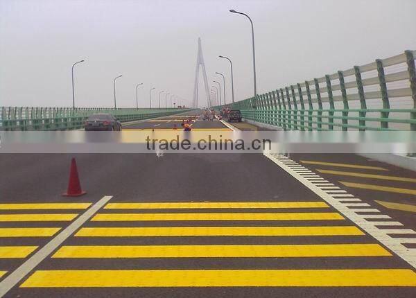 Road safety adhesive warning tape yellow reflective marking tape