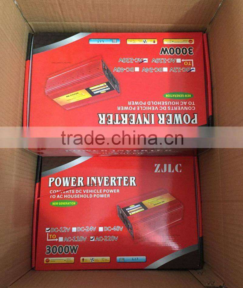 2015 Hot Sale 3000W power inverter in ZJLC brand
