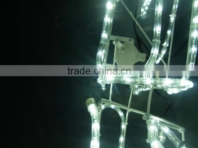 Motor control outdoor christmas animated rope light