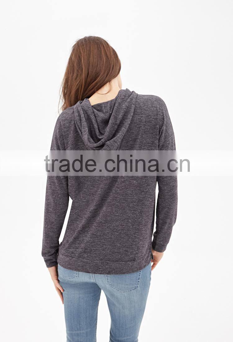 Spring Autumn Clothes Women Pullover Blank Hoodies Long Sleeve Without Zipper Lightweight Sweatshirt 100% Cotton Blouse Tops