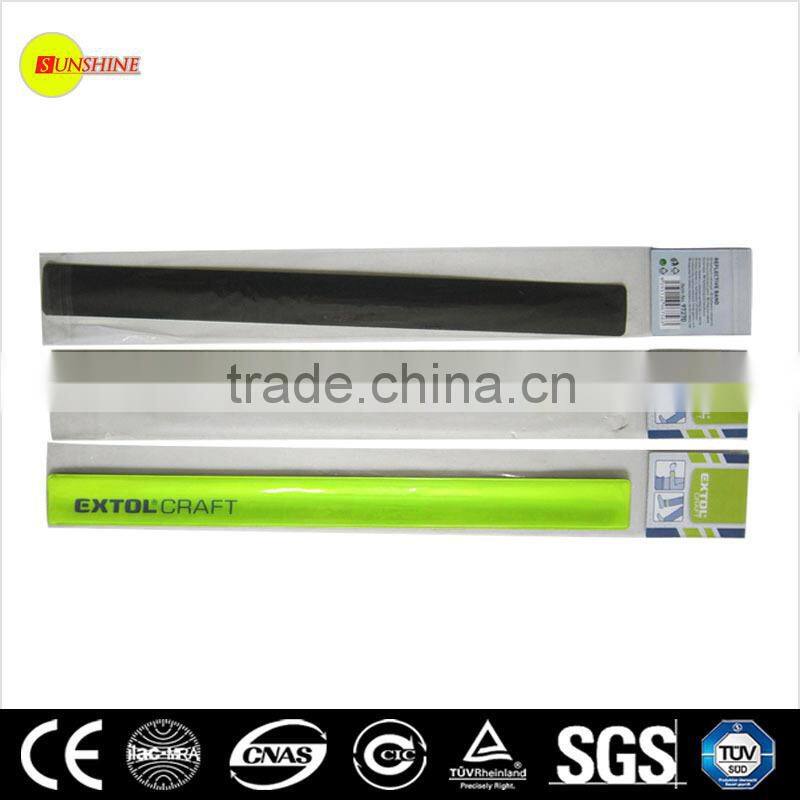 custom reflective slap bracelets