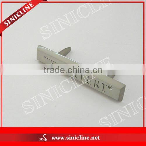 Sinicline Classic Round Metal Logo Plate for Handbag