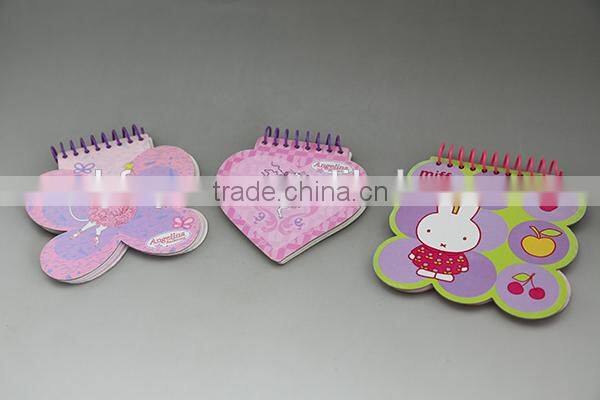 Colorful & Mini Spiral Notepad with a Laser Cover for Kids