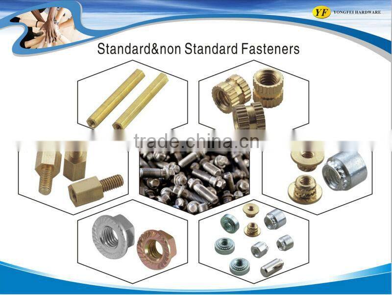 China Supply Custom Factory Turning Knurled Nut Inserts
