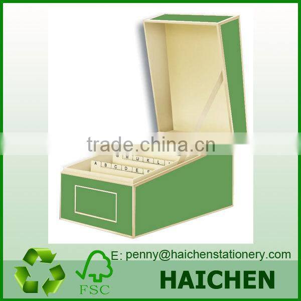 Fancy Business Card Storage Box cardboard box dividers