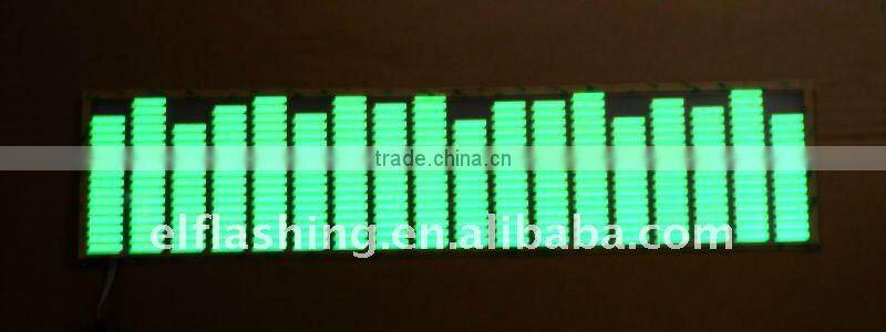 mix color EL Car Sticker