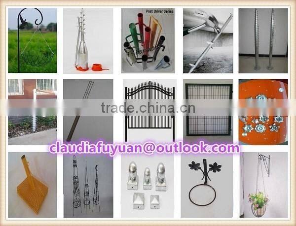 galvanized and powder coated outdoor metal hook for hanging baskets and metal shepherd hook