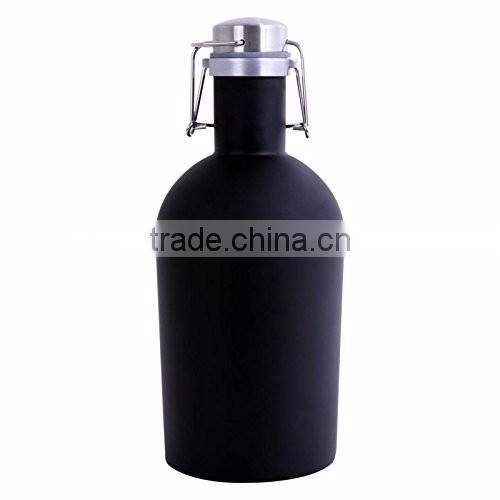 Stainless Steel Beer Growler 64 oz, 2L vacuum beer pot