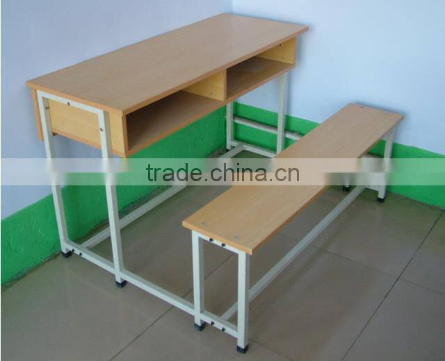 cheap steel wood standard classroom desk and chair
