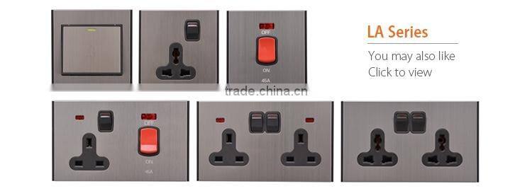V0 fireproof PA with CE 45A air condition wall switch