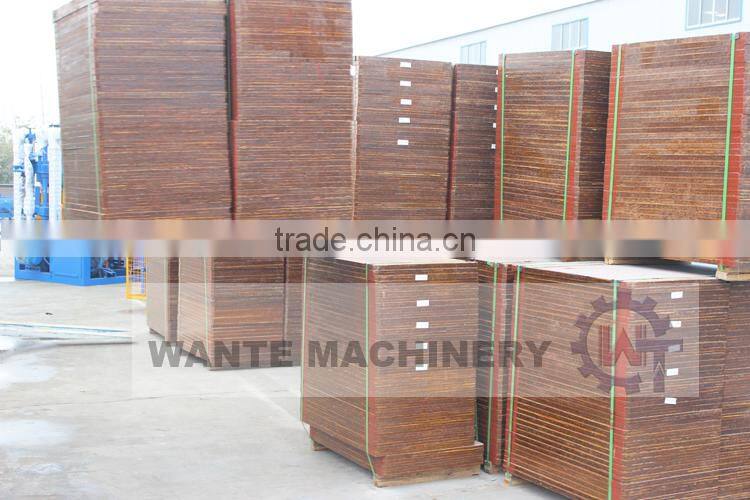 WANTE BRAND QT4-18latest product fully automatic and decorative concrete block making machine in india