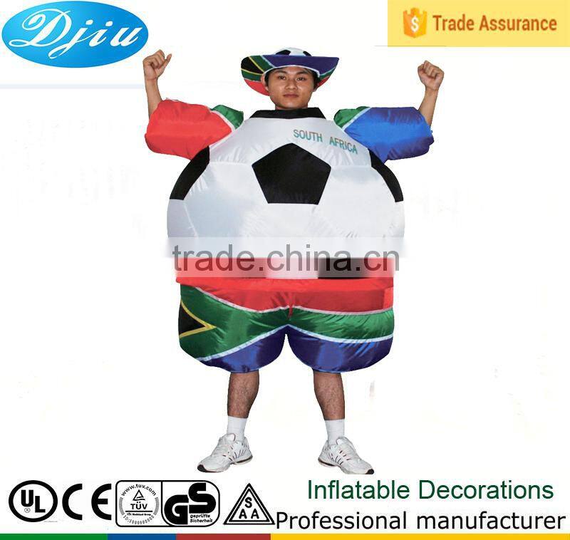 Mens Inflatable Horse & Jockey Costume Fancy Dress Outfit Races Animal Adult