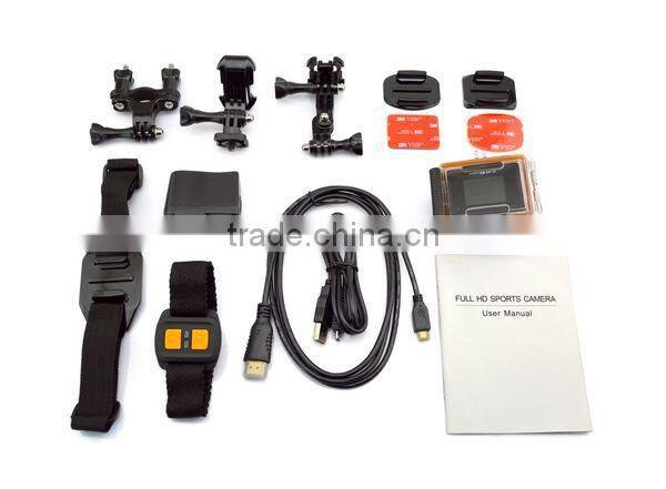 Newest 1.5inch High Speed Recording 30M wifi control 1080P 50m waterproof 1080p sport action