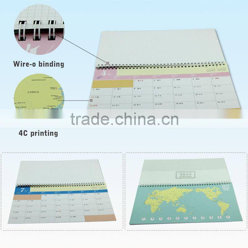 China Good Price High Quality Desk Family Planner Calendar 2015