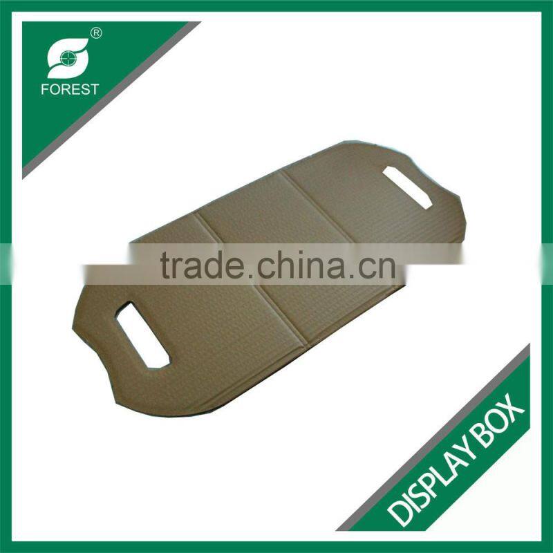 CUSTOM PRINT C FLIUTE CORRUGATED DISPLAY CARTONS PAPERBOARD FLAT SHIPPING CARRIERS WITH HANDLES
