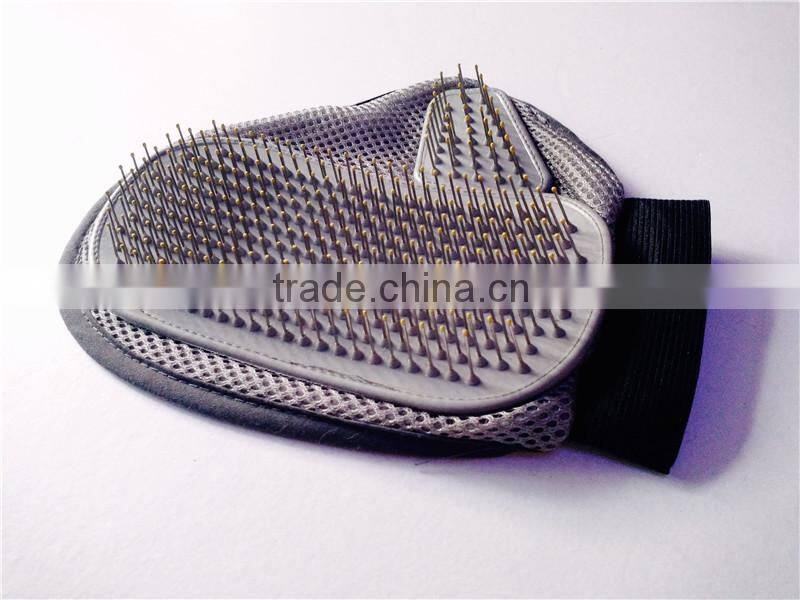 Fur Grooming Glove Fur Care Glove Dog Cat Brushing Maintenance Stroking