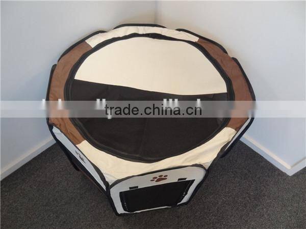 PAW printing Pet Playpen Dog Cat Soft Crate Cage Tent Travel Puppy Portable Exercise