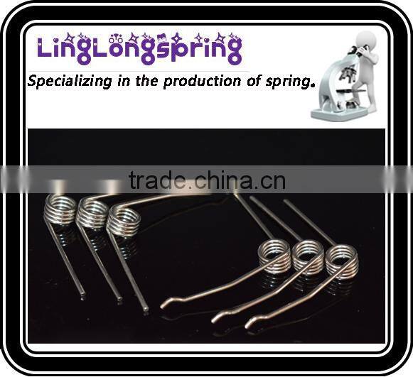 custom spiral stainless steel double torsion spring