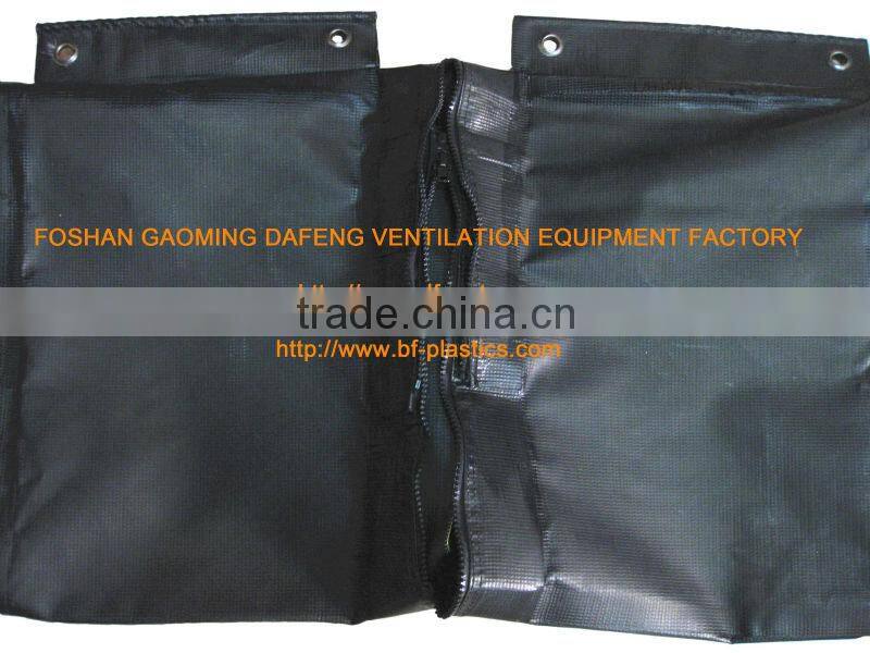 Anti-static layflat coal mining exhaust blower duct