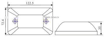 FRANKEVER 105DB Wireless siren with strobe light