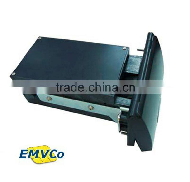IC RFID magnetic motorized card reader for ATM