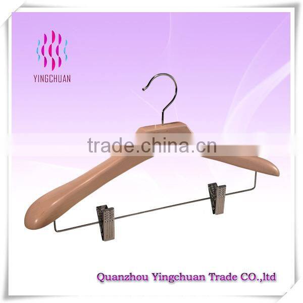 Hotel suit coat shirt solid wooden hanger