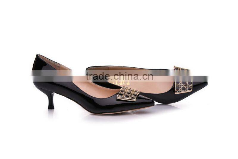 2015 Guangzhou factory real leather summer boots wedge women shoes