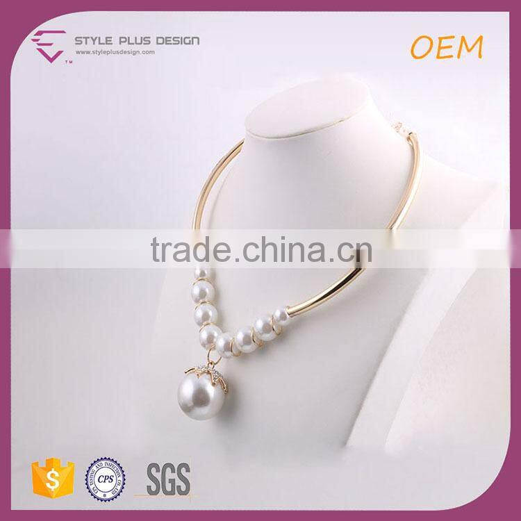 N74451I01 STYLE PLUS shiny gold plate latest design pearl necklace clasps for pearl necklace