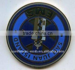 Custom metal badge form factory