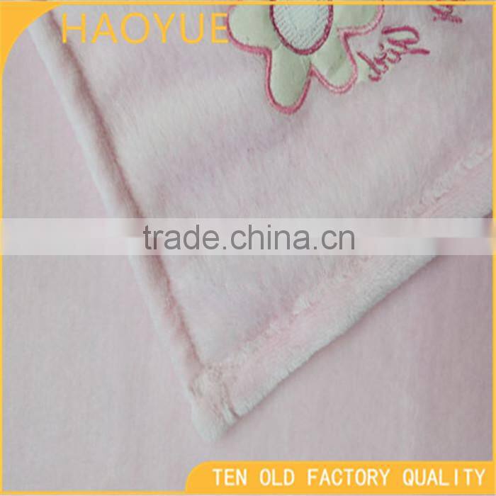 low price soft flannel baby blanket