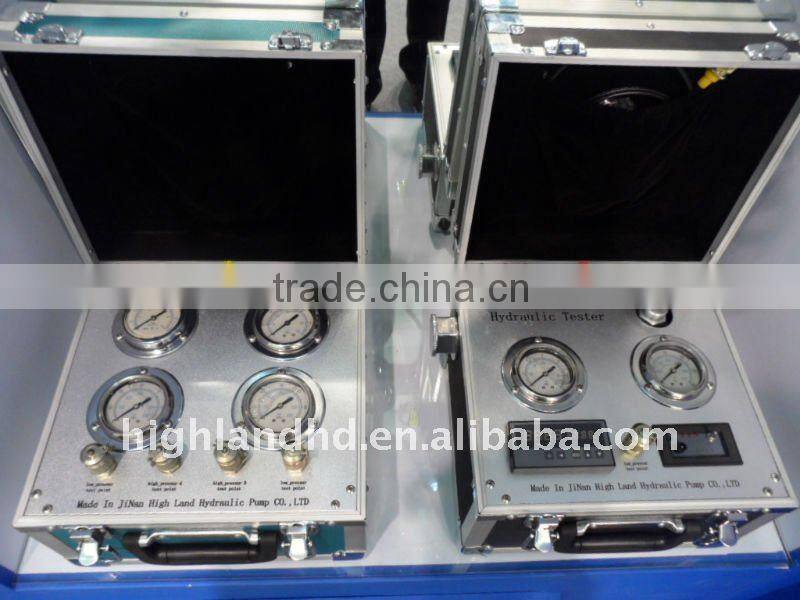 Accurate measurement hydraulic testing instrument for testing pumps and motors