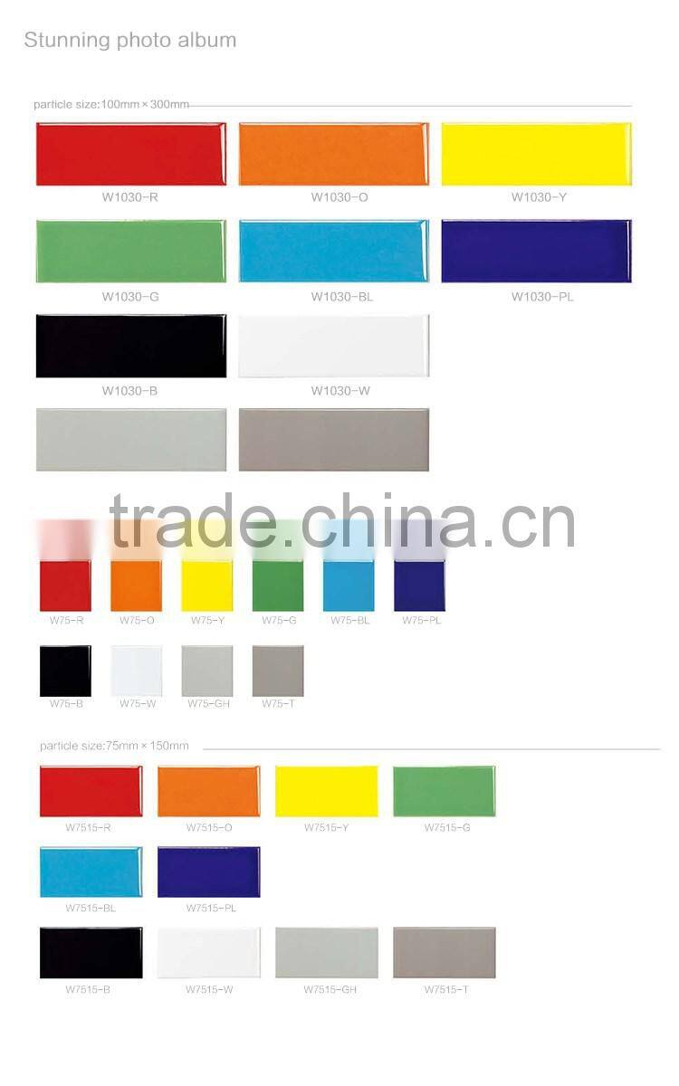 100x200 China bevel edge wall tile, glossy bathroom faux brick ceramic tiles