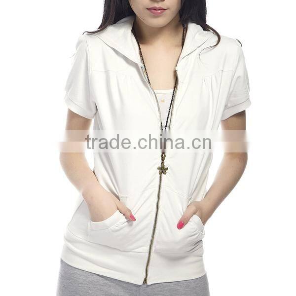 Short sleeve sweatshirts, summer hoodies for women, white hoodies