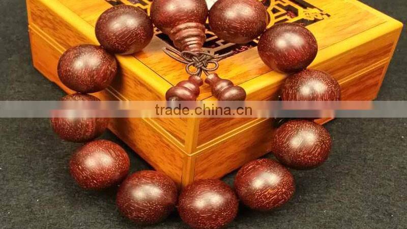 New Products on China Market Simple Design Prayer Bracelets, Bead Jewelry, Red Sandalwood Bangles, Wood Beads Jewelry