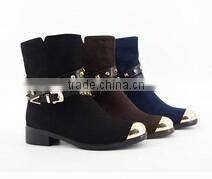 Europen style lady half boots sales well low price women shoes in guangzhou