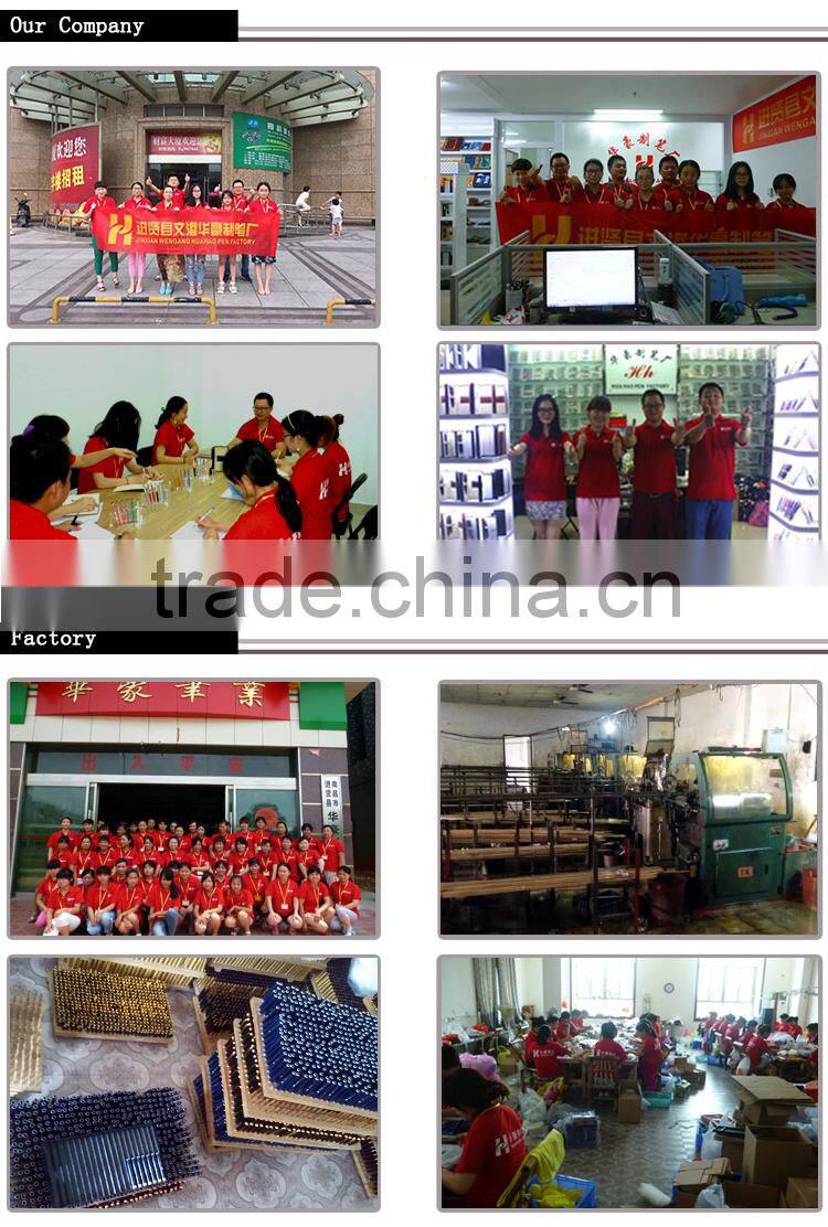 Plastic promotional retractable banner pen pull out banner pen