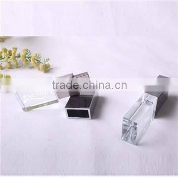 Personalized logo design crystal usb flash drives, usb crystal 2.0 for office gift
