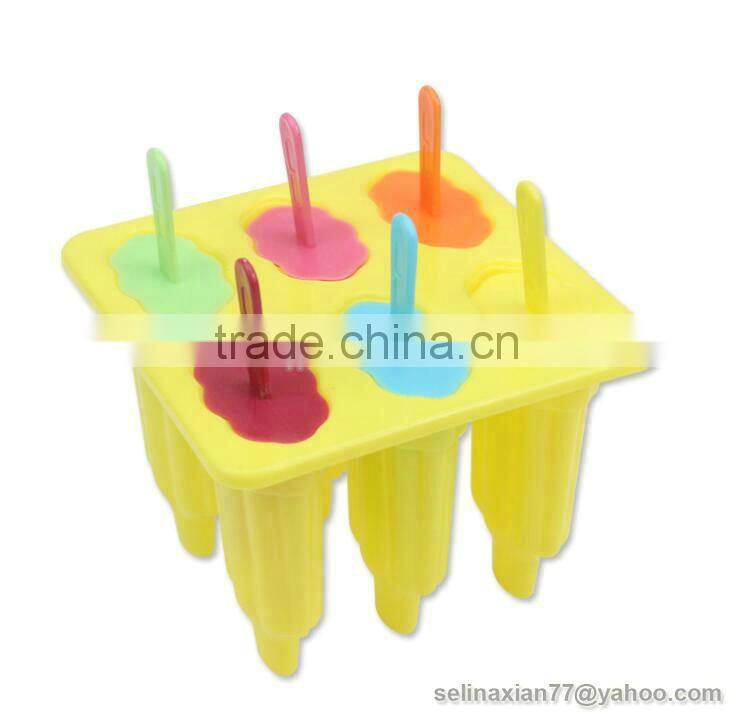 FDA Silicone Ice Lolly Maker Flexible Ice Cream Mould