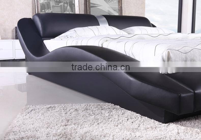 New modern fashion leather bed SY10030