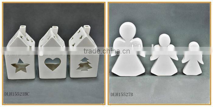 ceramic snowman with tealigh candle holder
