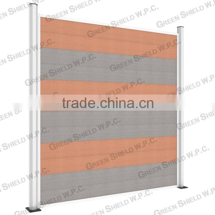 Wood Plastic Fence/Enclosure Wall 1.8m/2.0m/red/black/octagon
