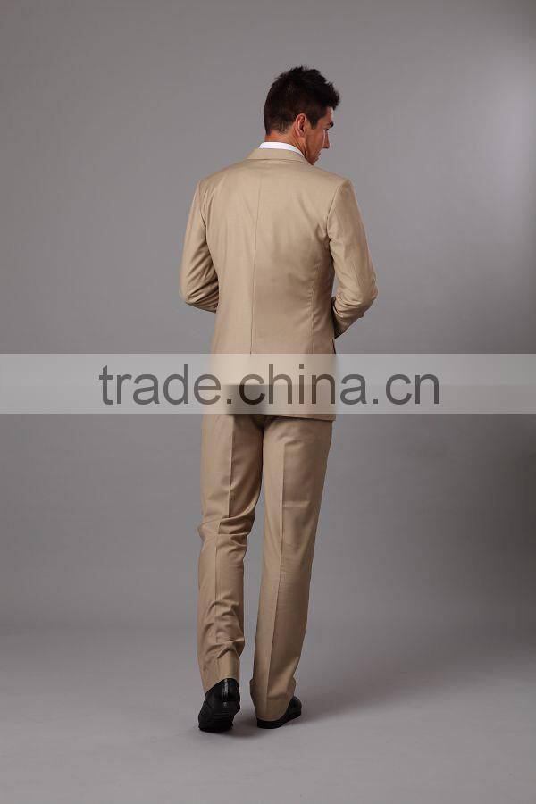 Tailor made to measure cashmere wool Men's suit