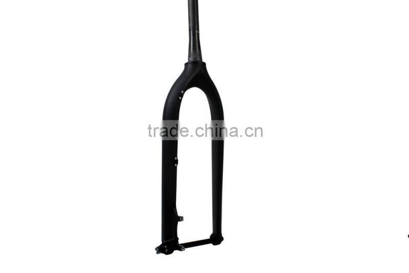 2014 High Quality Carbon Disk Brake MTB Rigid Fork,26er Carbon MTB Rigid Fork