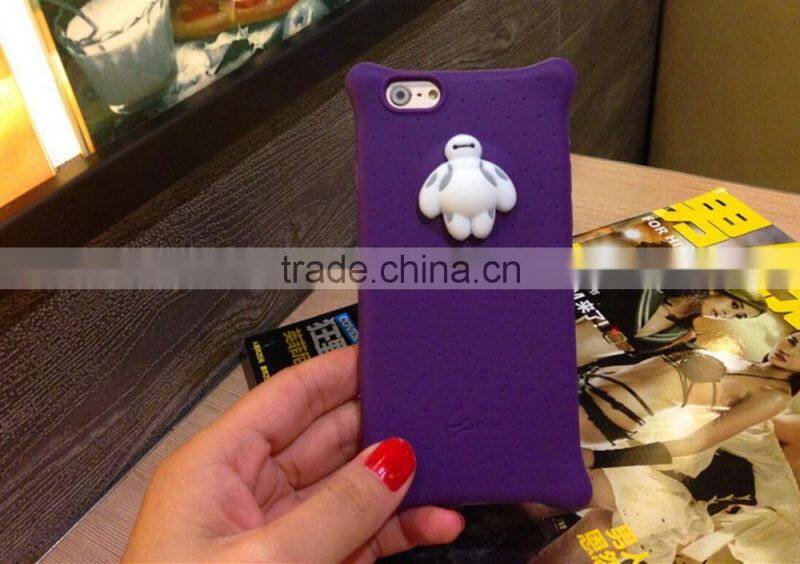 Fashion Cartoon 3D Soft Silicon Protective Cover For iPhone 6s