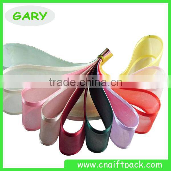 custom organza ribbon printed