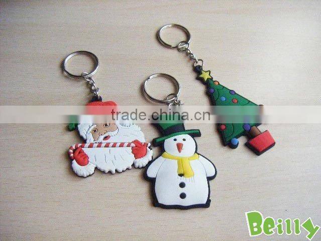 hot selling factory price pvc keychain/ silicone keychain with lower cost