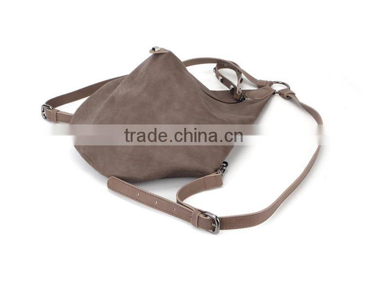 High quality fashionable girls leather backpack bags GW608