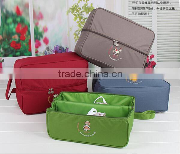 New design Korea shoe organizer bag storage bag for trip waterproof shoe pouch