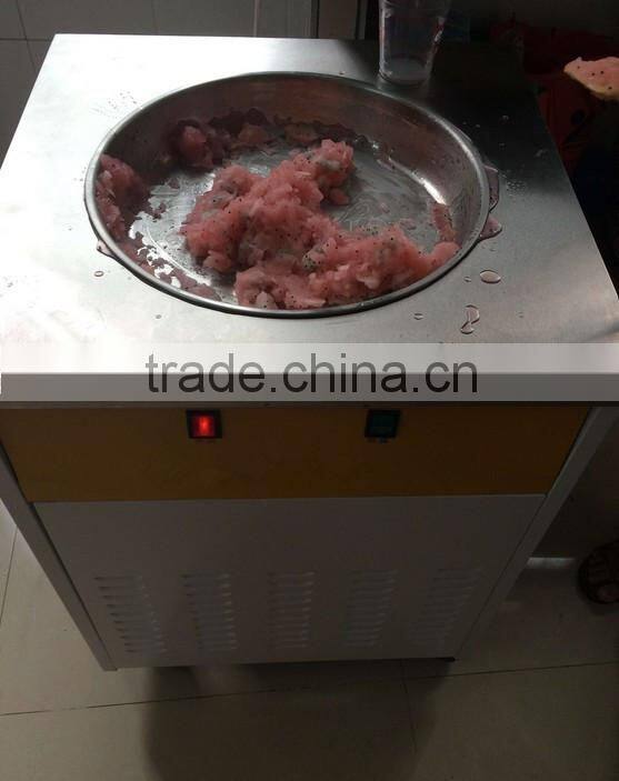 Russian Federation single round pan fried ice cream machine